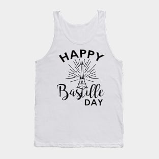 Shining Eiffel Tower the symbol of France - Bastille Day Tank Top